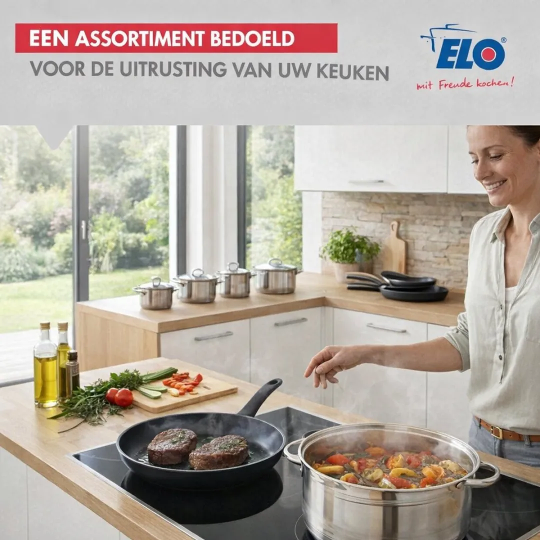 Fackelmann Elo Prima Keukengerei Set 6-delig - Inductie - Roestvrij staal