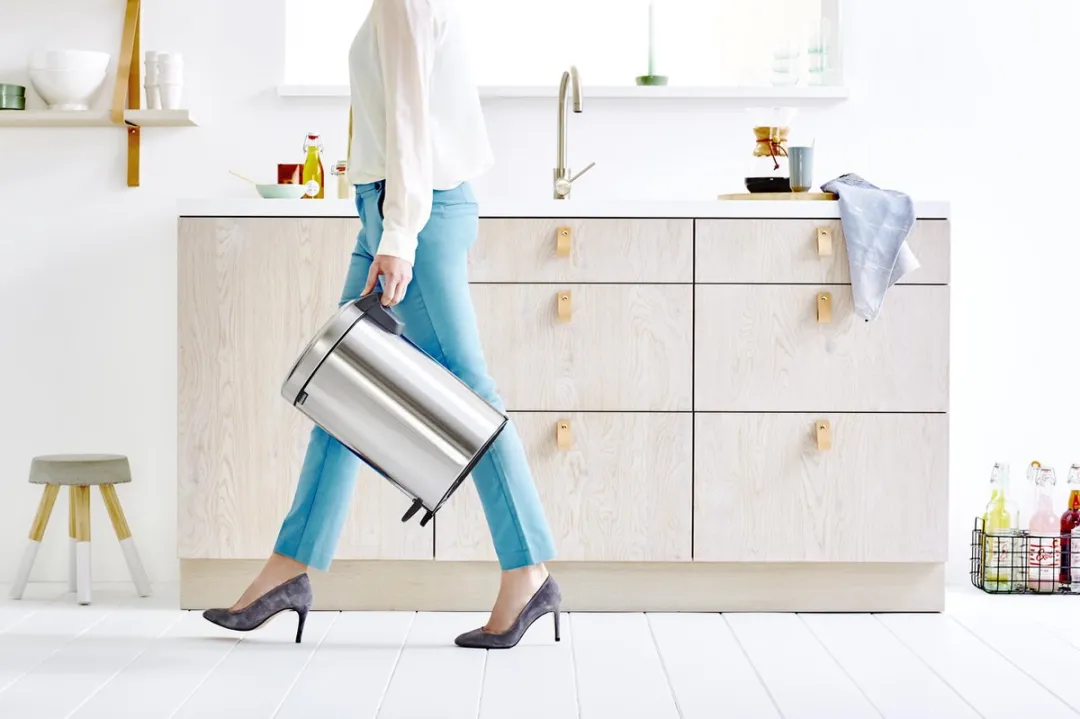 Brabantia NewIcon Prullenbak 12L - Matt Steel