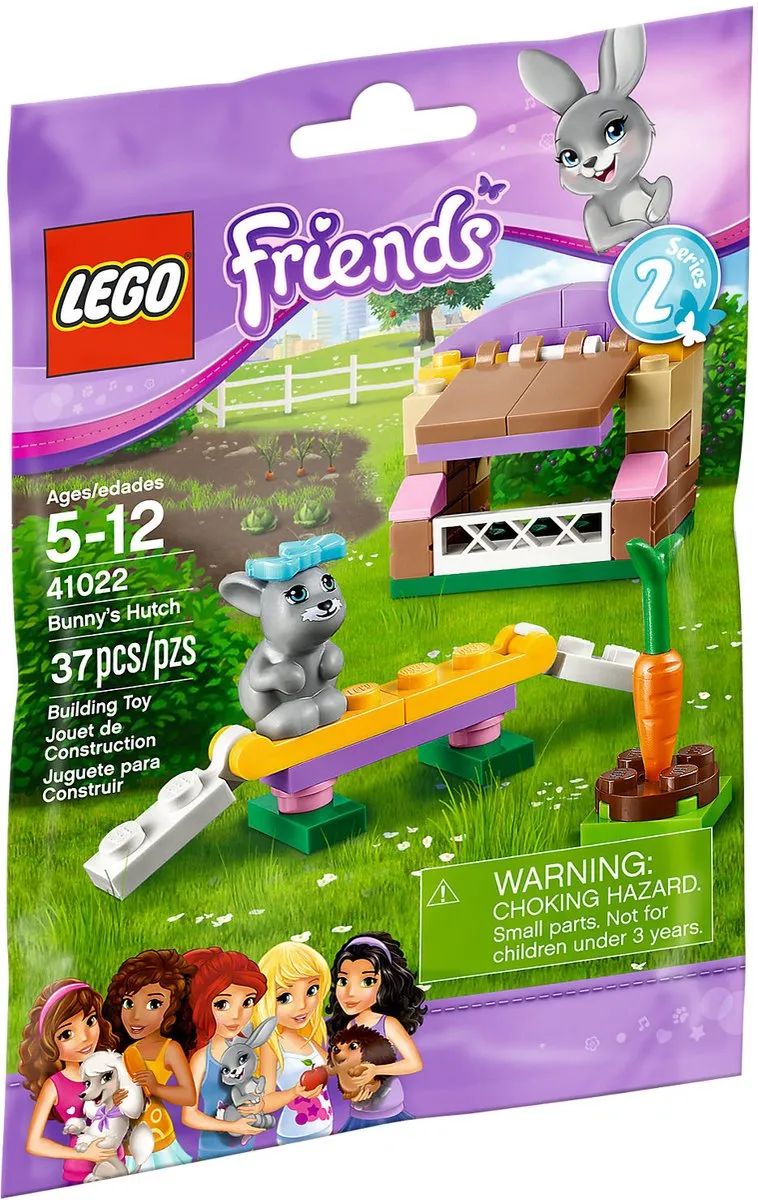 LEGO Friends Het Hok van Konijn 41022 - 37 Stukken