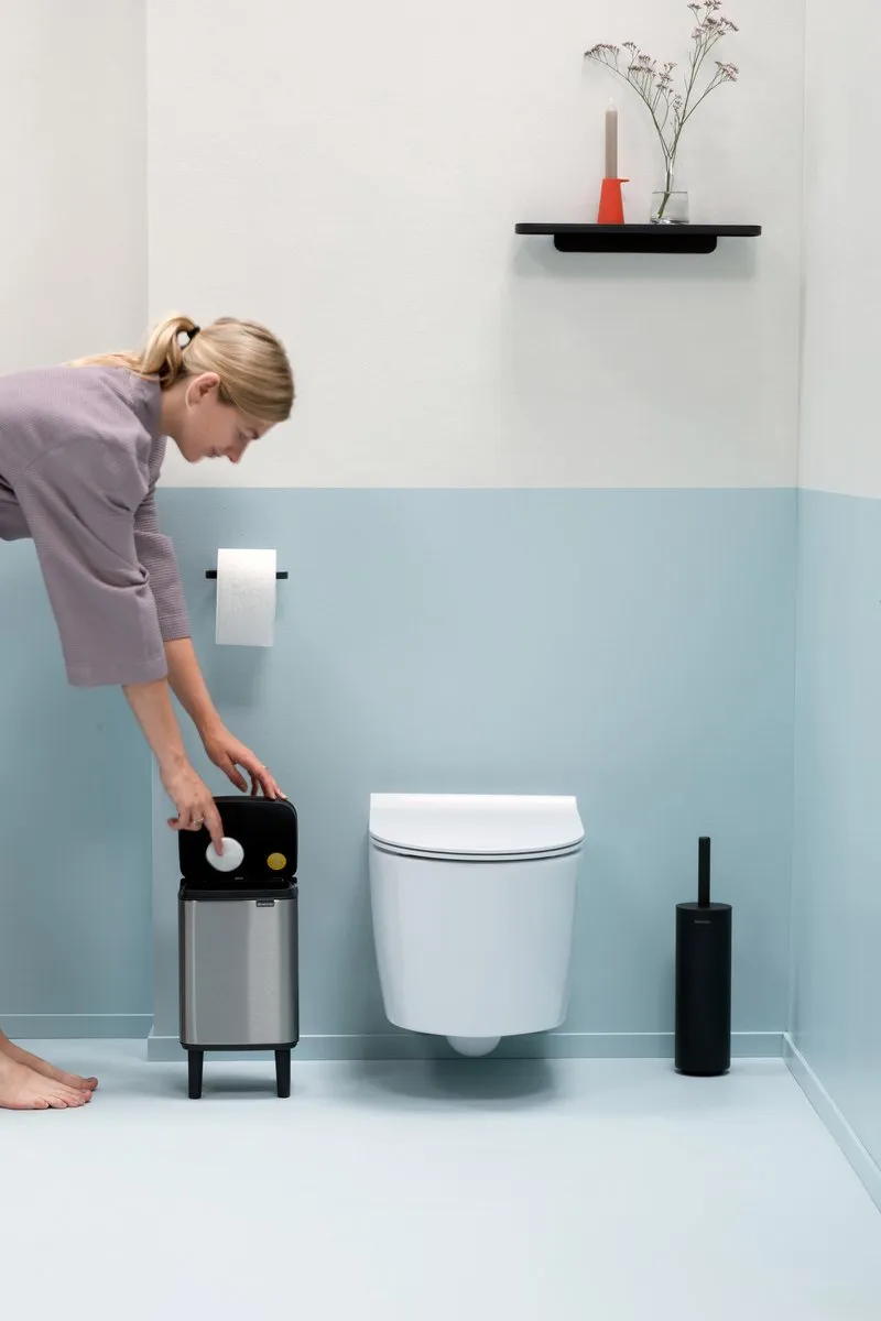 Brabantia Bo Hi Prullenbak 4L Matt Steel Fingerprint Proof