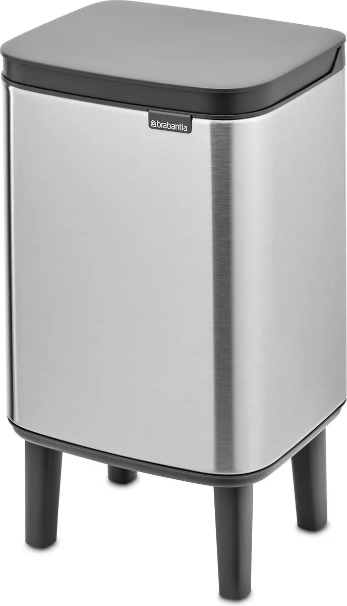 Brabantia Bo Hi Prullenbak 4L Matt Steel Fingerprint Proof