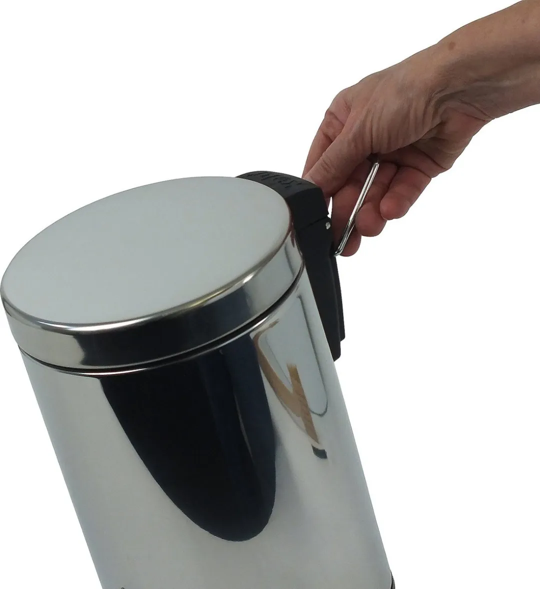 Kela Stampa Pedaal Afvalemmer 3L - Zilver