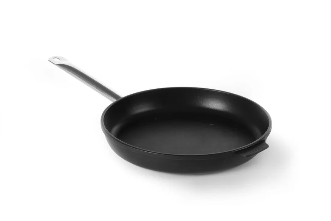 HENDI Professionele Koekenpan 24cm - Titanium Coating - Zwart