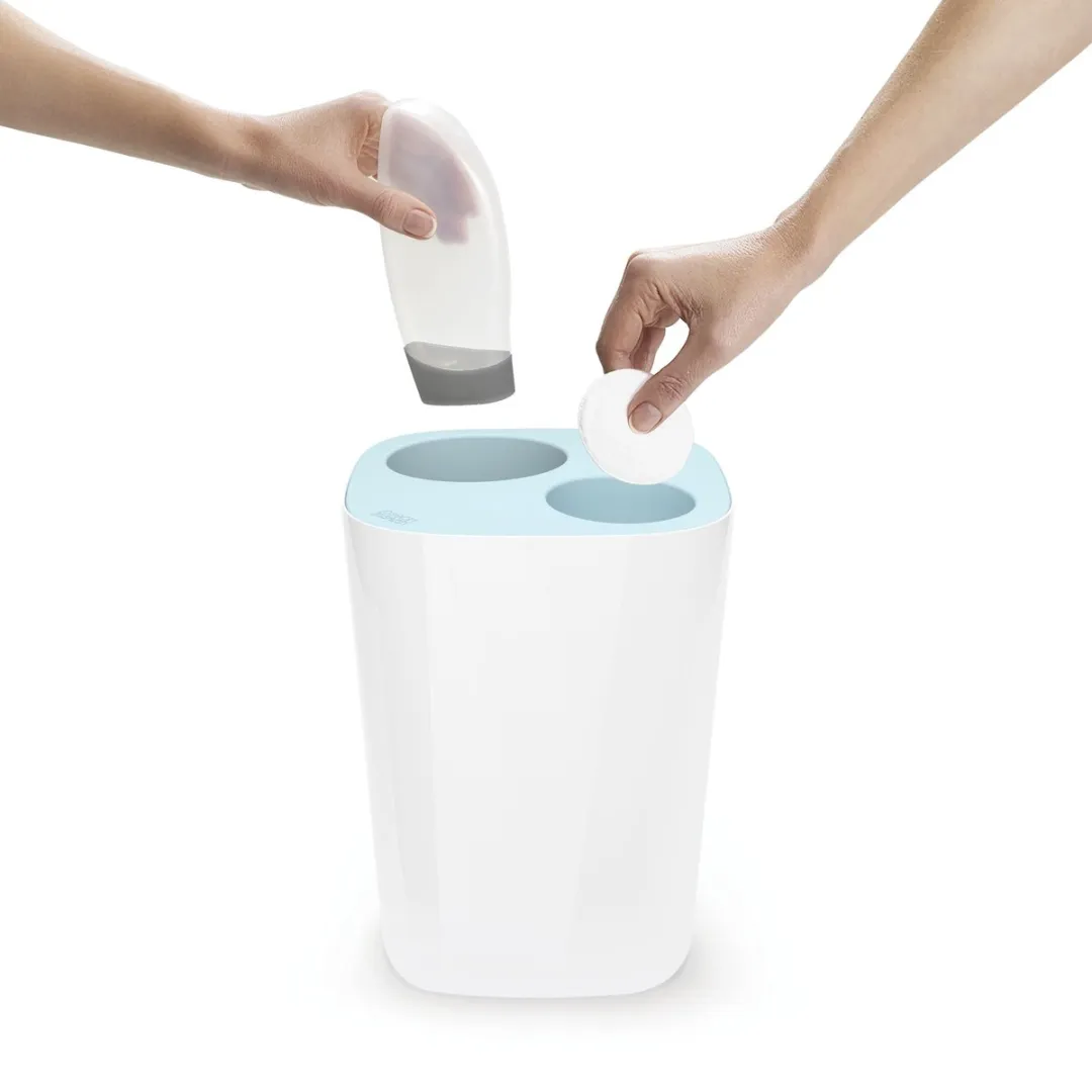 Joseph Joseph Split Prullenbak 2x8L JJ 705058 - Blauw