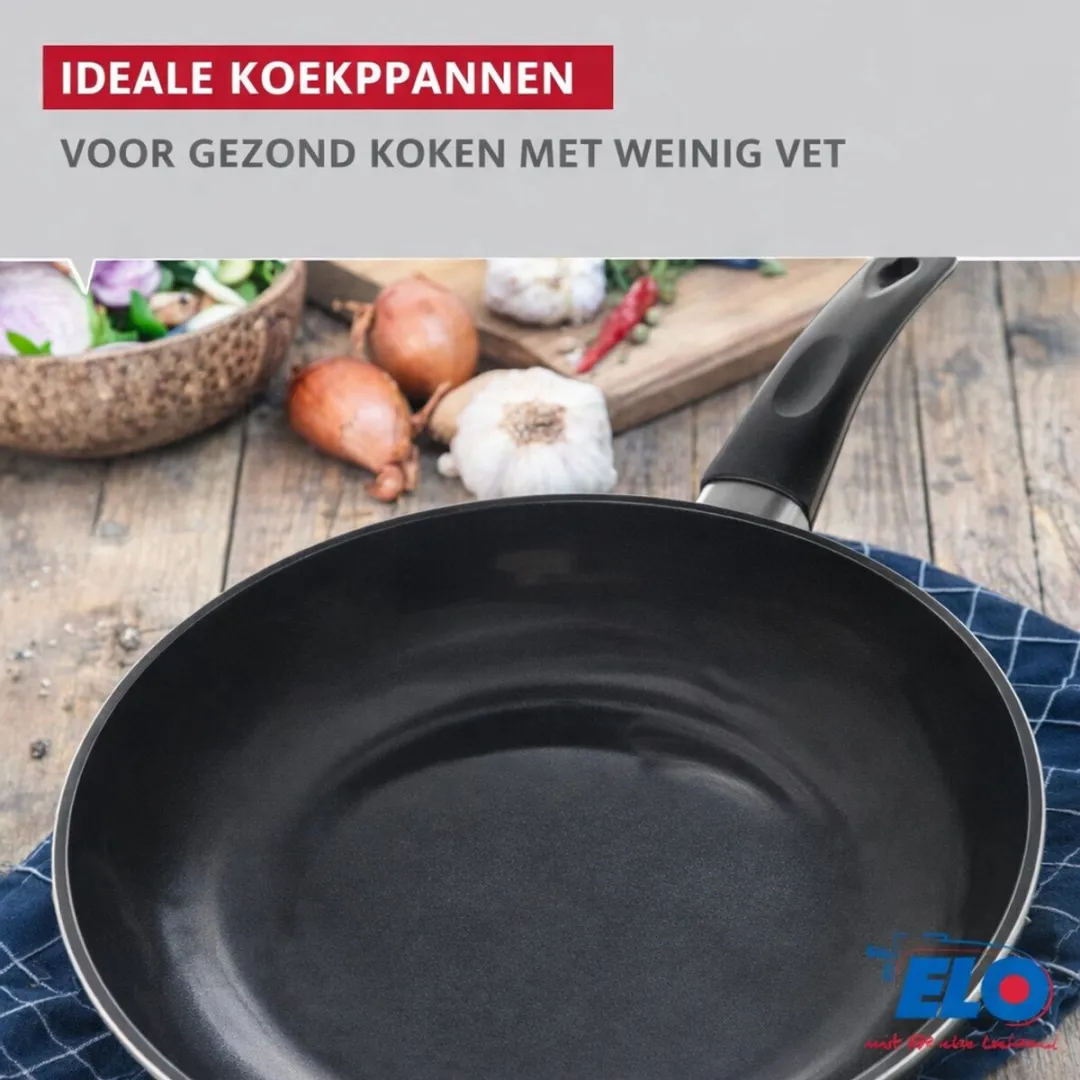 Fackelmann Elo Prima Keukengerei Set 3-delig - Inductie - Zwart