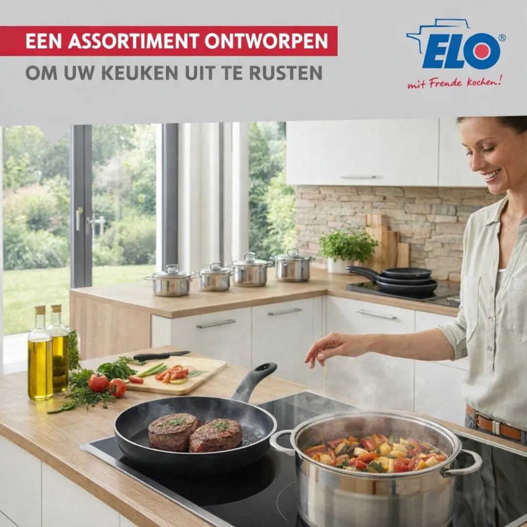 Fackelmann Elo Prima Keukengerei Set 3-delig - Inductie - Zwart