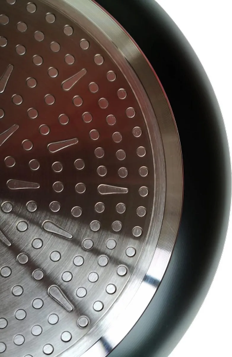 Brabantia Antikleef Hapjespan 28cm - Zwart