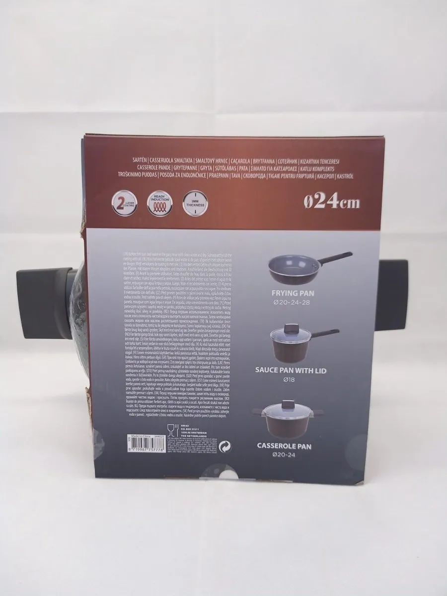 Excellent Houseware Braadpan 24cm - Zwart