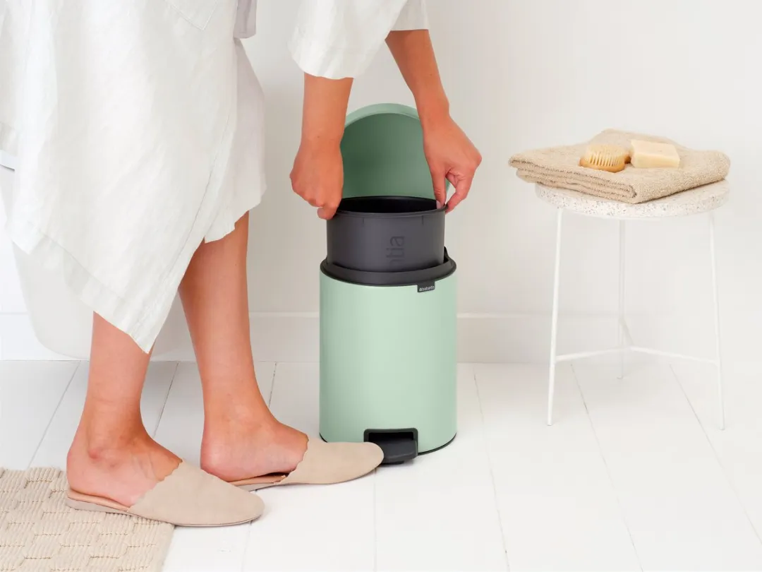 Brabantia NewIcon Prullenbak 5L Jade Green - afbeelding 5 van 6