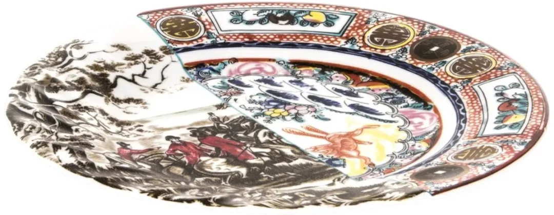Seletti Hybrid Dinerbord Ø27.5cm - Multi - afbeelding 2 van 6