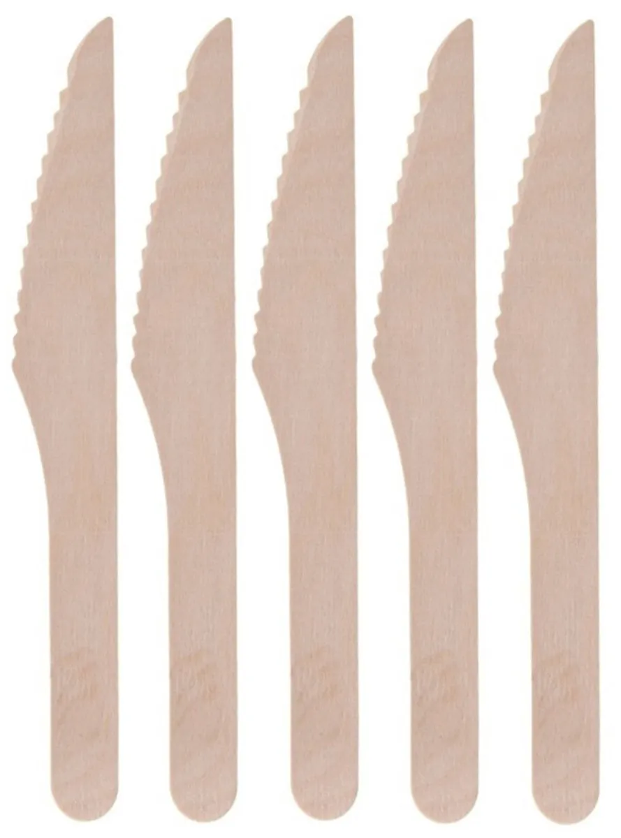 Excellent Houseware Houten BBQ Bestekset 16cm - 180 Stuks - Bruin