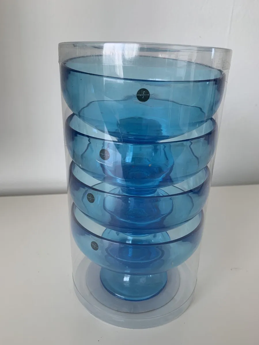 Sagaform 5016257 Serveerkommen Blauw - 12 Stuks