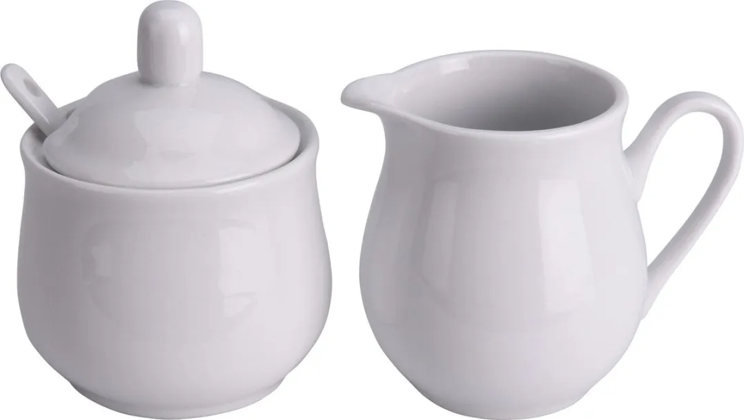 Excellent Houseware Suiker & Melk Dispensers Porselein 10cm