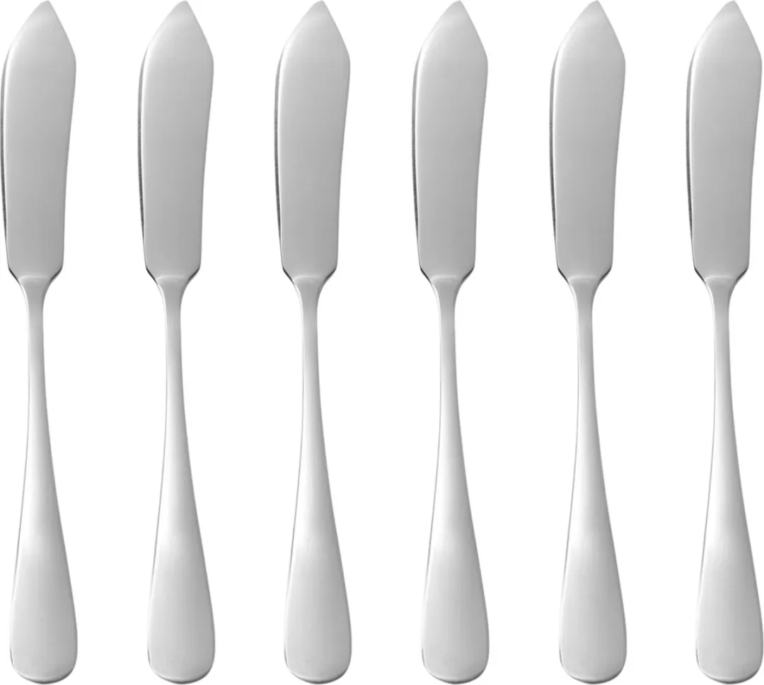 Hendi Elegant Botermes Set 12-delig - 158mm - RVS