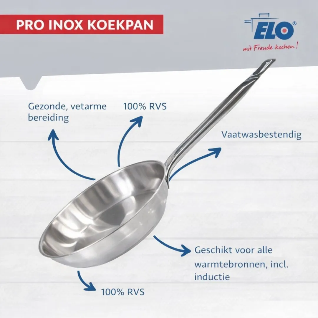 Fackelmann Elo Profi Brillant Keukengerei Set 2-delig - 32cm & 24cm Roestvrij staal