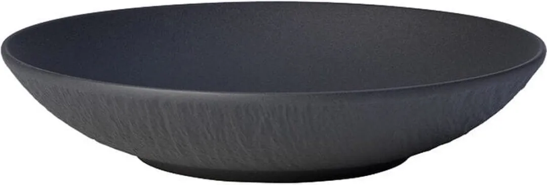 Villeroy & Boch Manufacture Rock Diepe Bord 28cm - 6 Stuks - Zwart - afbeelding 4 van 6