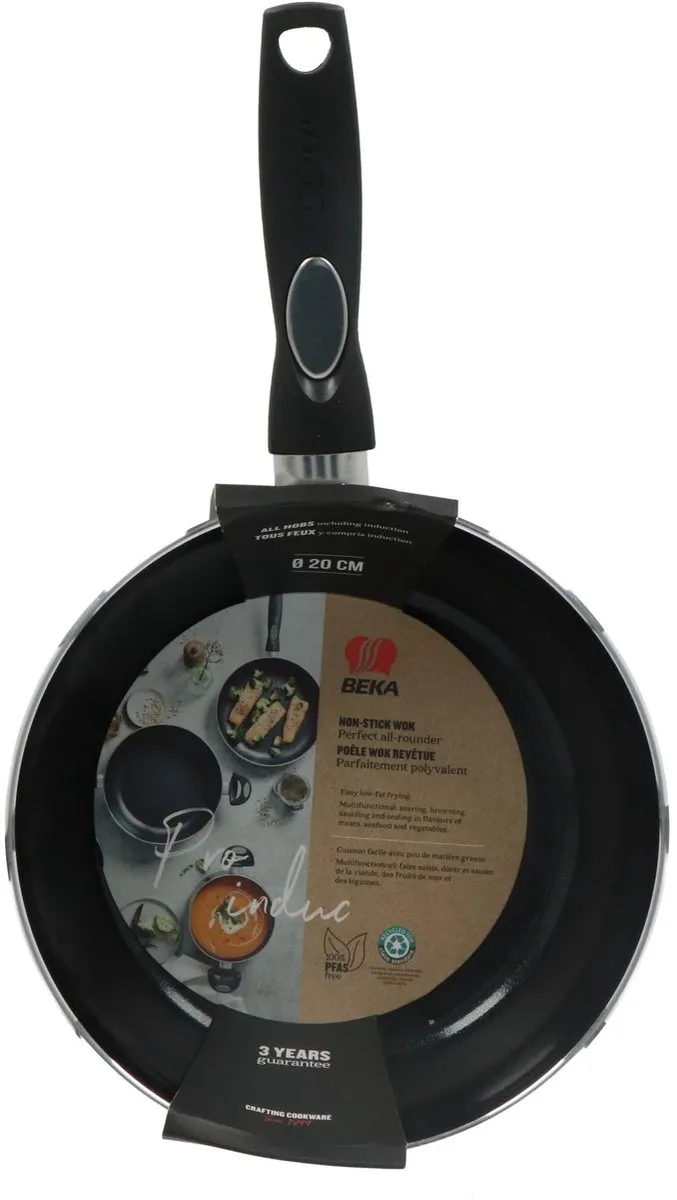 Beka Pro Induc Wokpan Keramisch Ø20cm - PFAS-vrij