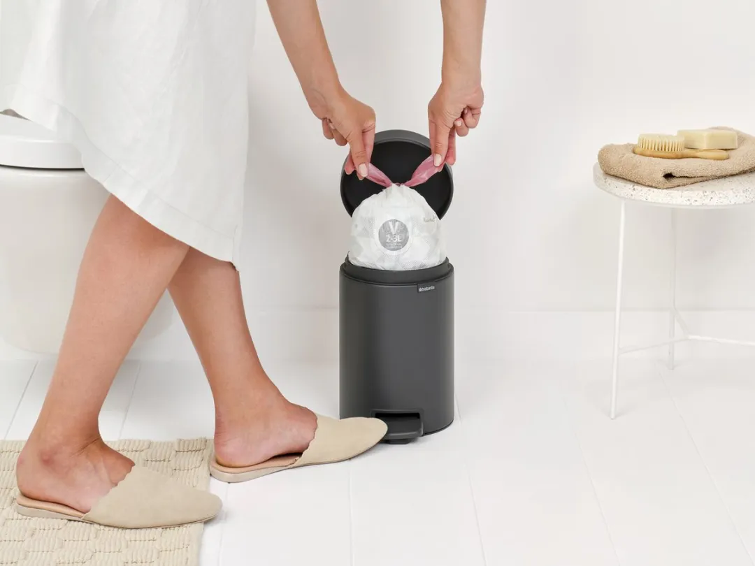 Brabantia NewIcon Prullenbak 3L - Mineral Infinite Grey - afbeelding 5 van 6