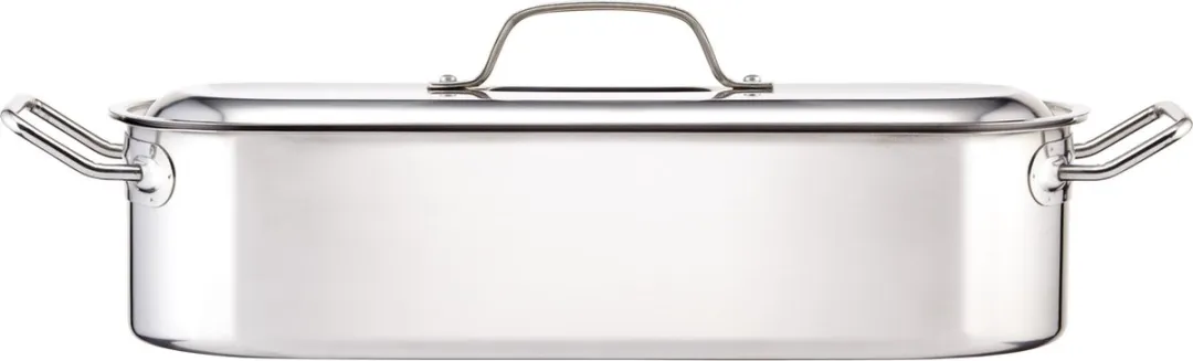 KitchenCraft RVS Vispan 45cm - Ø50cm - Zilver