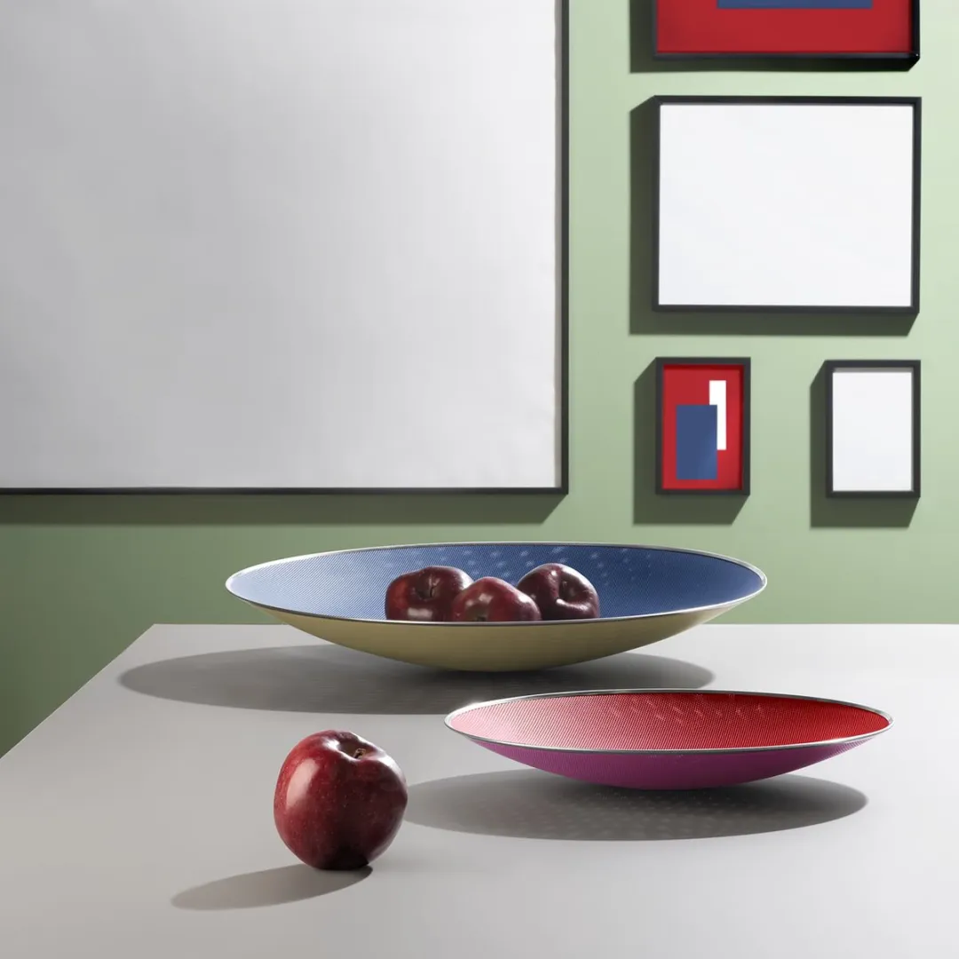 Alessi Fruitschaal SC01/33 - Rood/Lila - Ø33cm