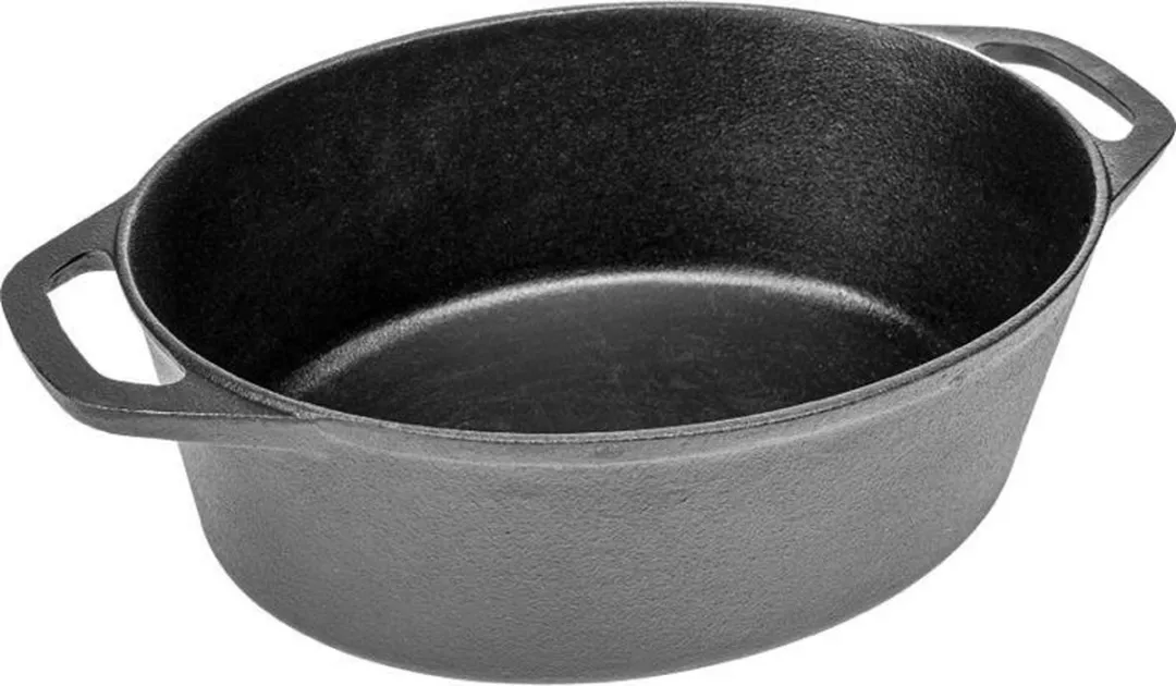 Browin Gietijzeren Braadpan 5.5L - Zwart