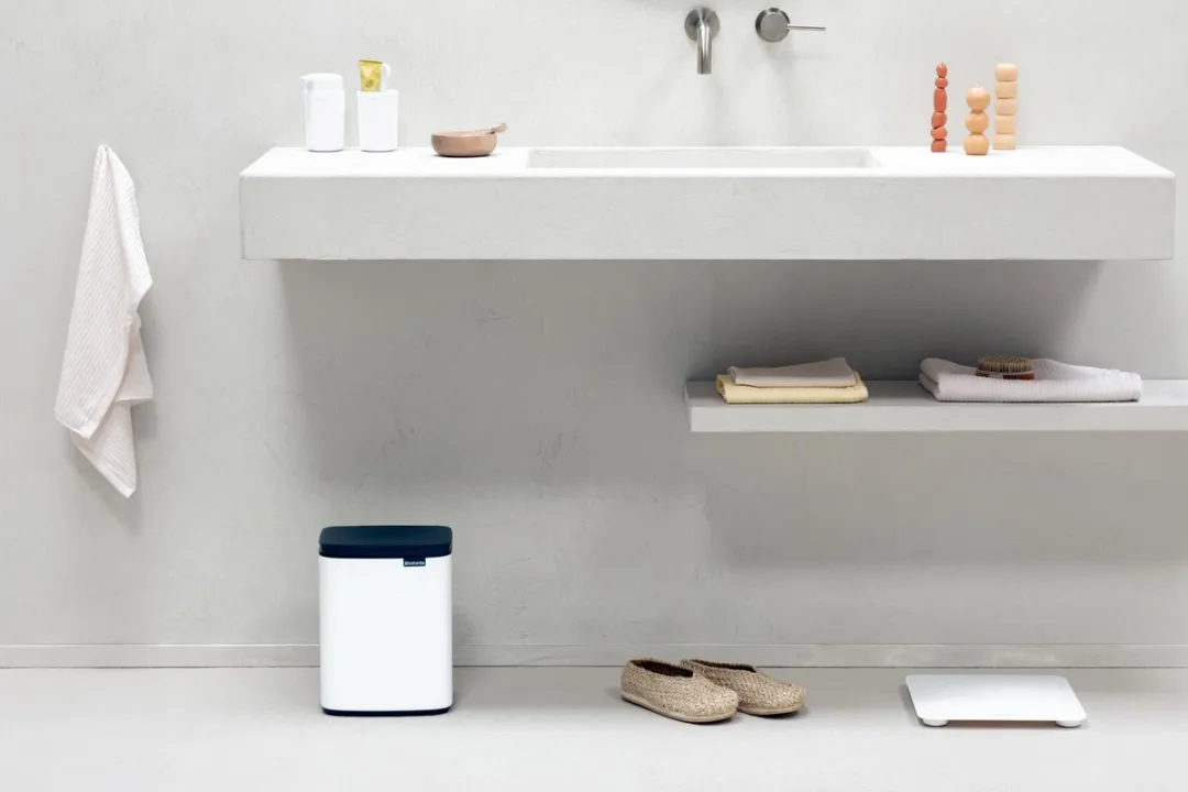 Brabantia Bo Prullenbak 7L - White