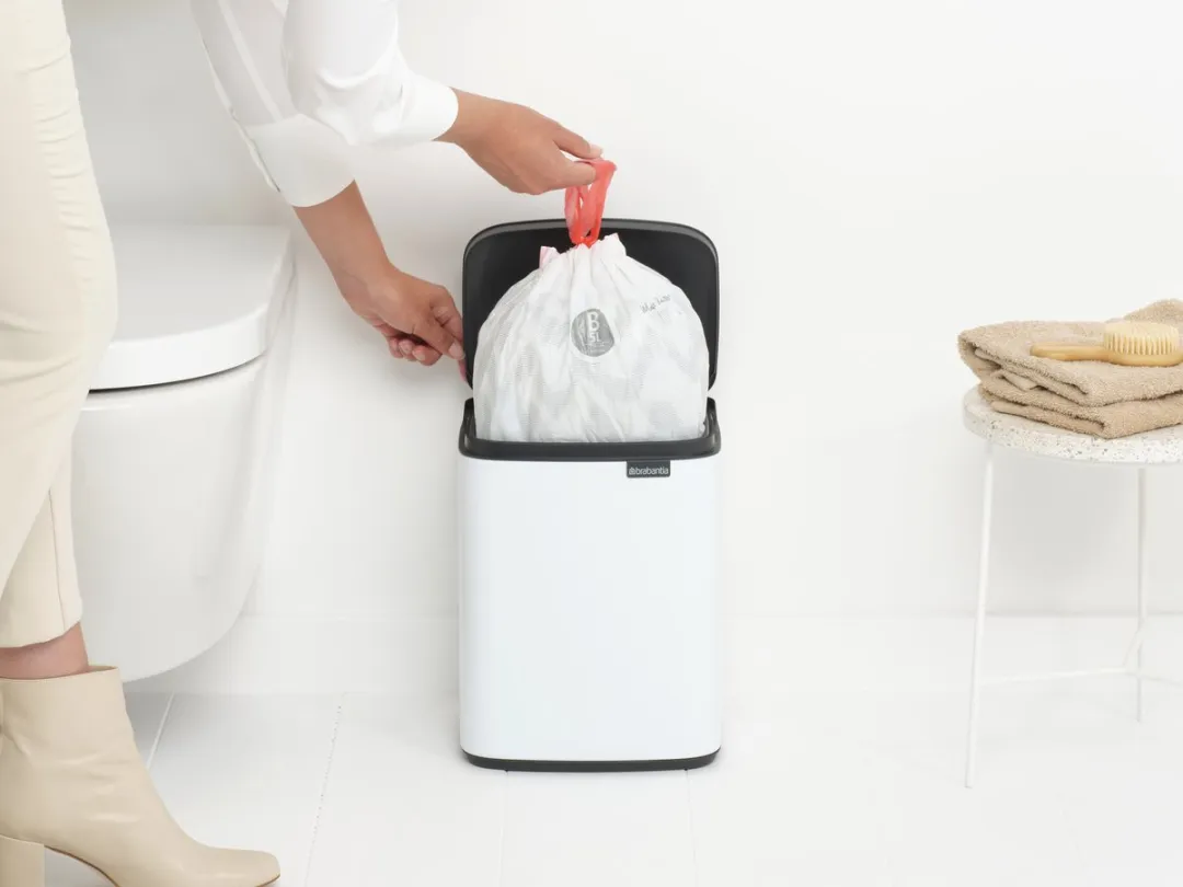 Brabantia Bo Prullenbak 7L - White