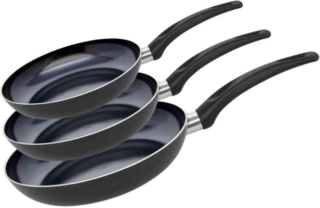 Fackelmann Elo 9807950 Set van 3 Aluminium Pannen
