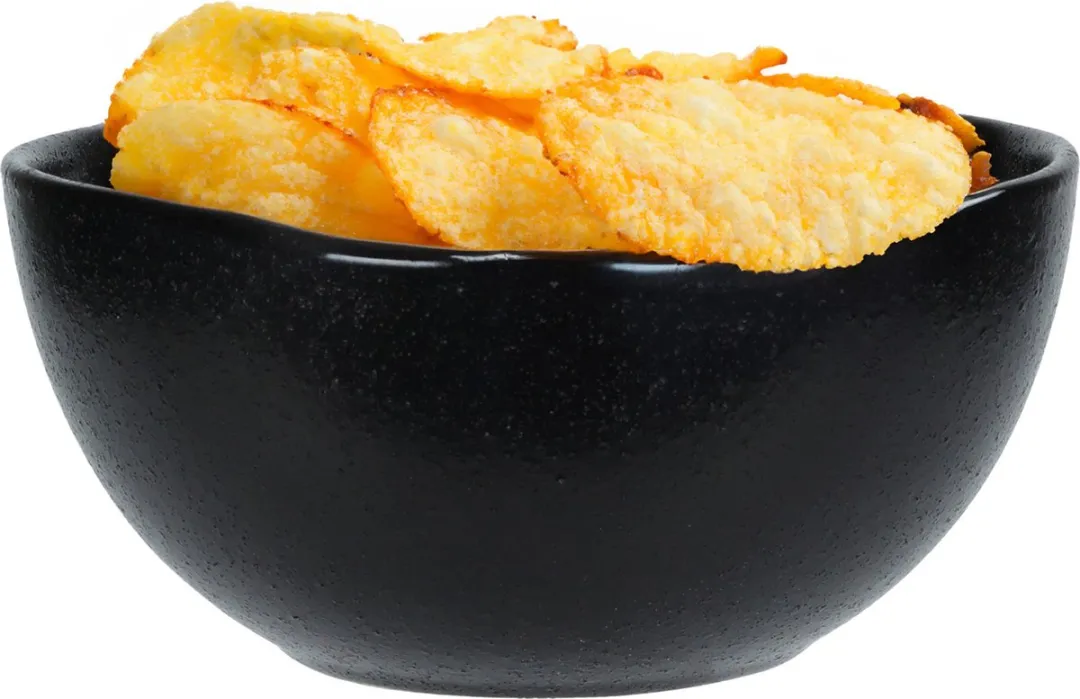 Excellent Houseware Soepkommen Lava Stone 15x7cm - Zwart