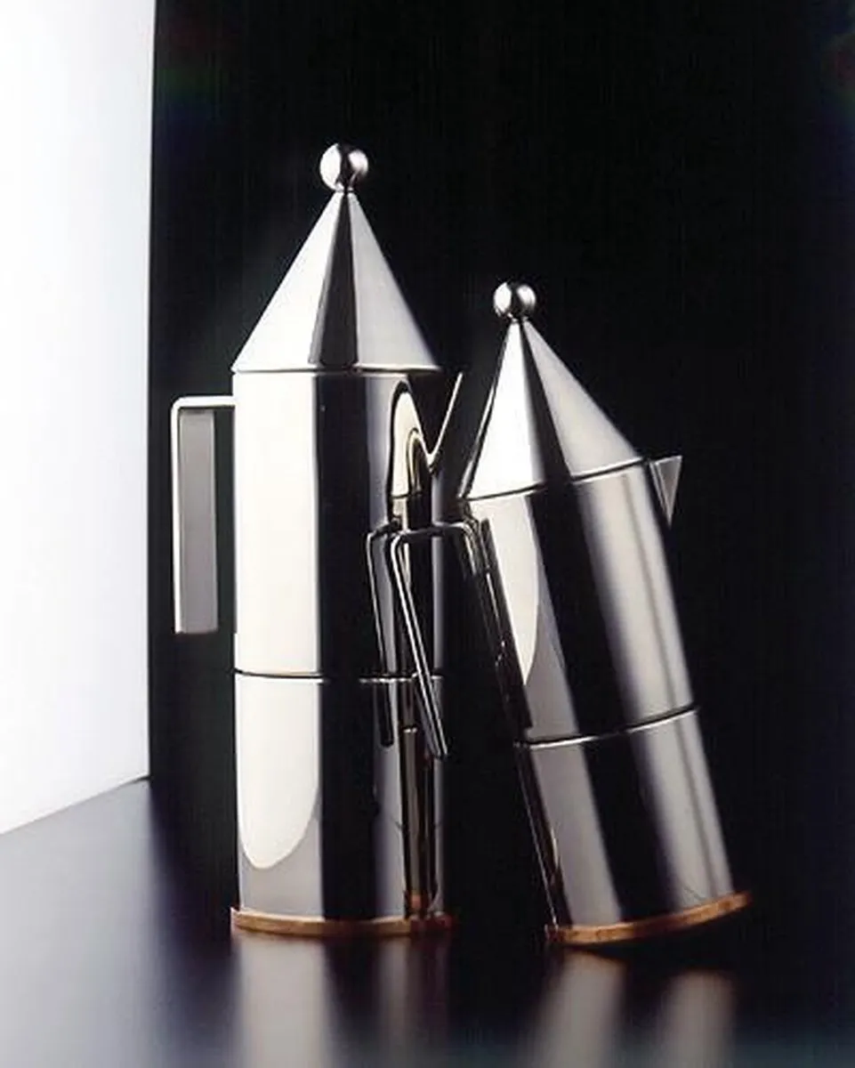 Alessi La Conica Percolator 90002/3 - Zilver