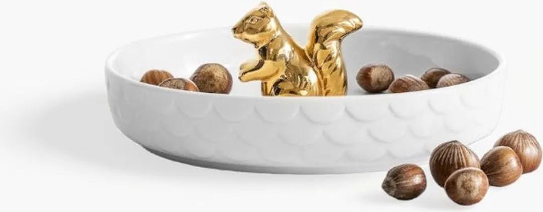 Sagaform Squirrel Serveerschaal 18cm - Goud