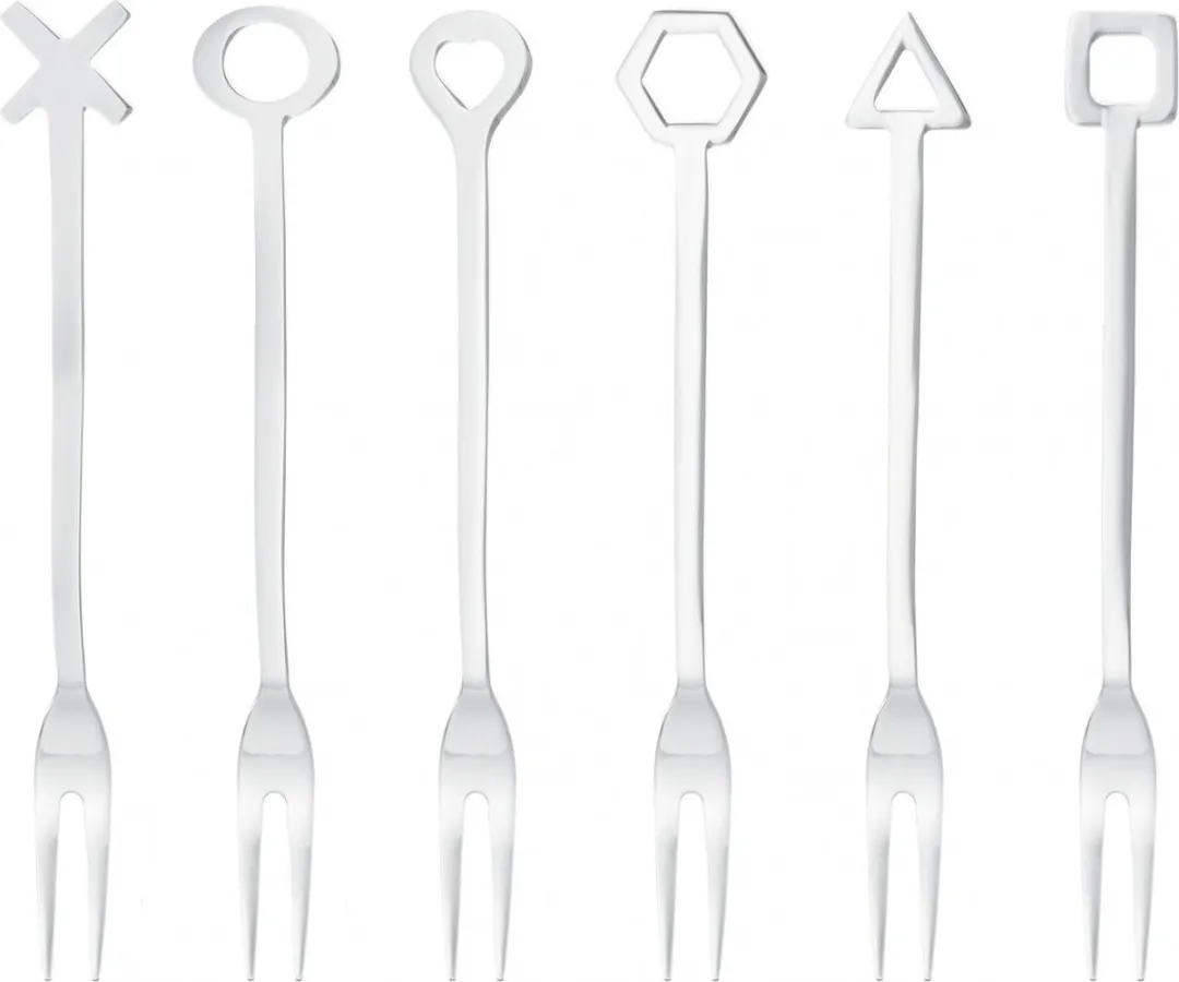 Paderno Partyvorkjes 12,5cm RVS