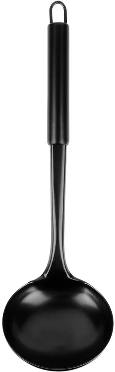 Excellent Houseware Soeplepel RVS 30cm - Zwart