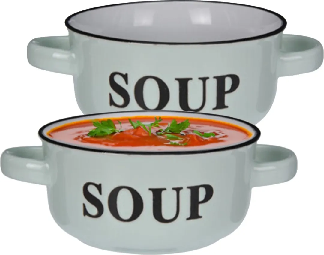 Excellent Houseware Soepkommen 2 Stuks