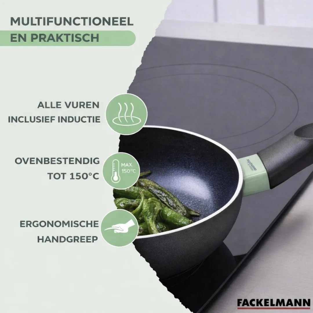 Fackelmann Anti-Aanbakpan Set 4 Stuks