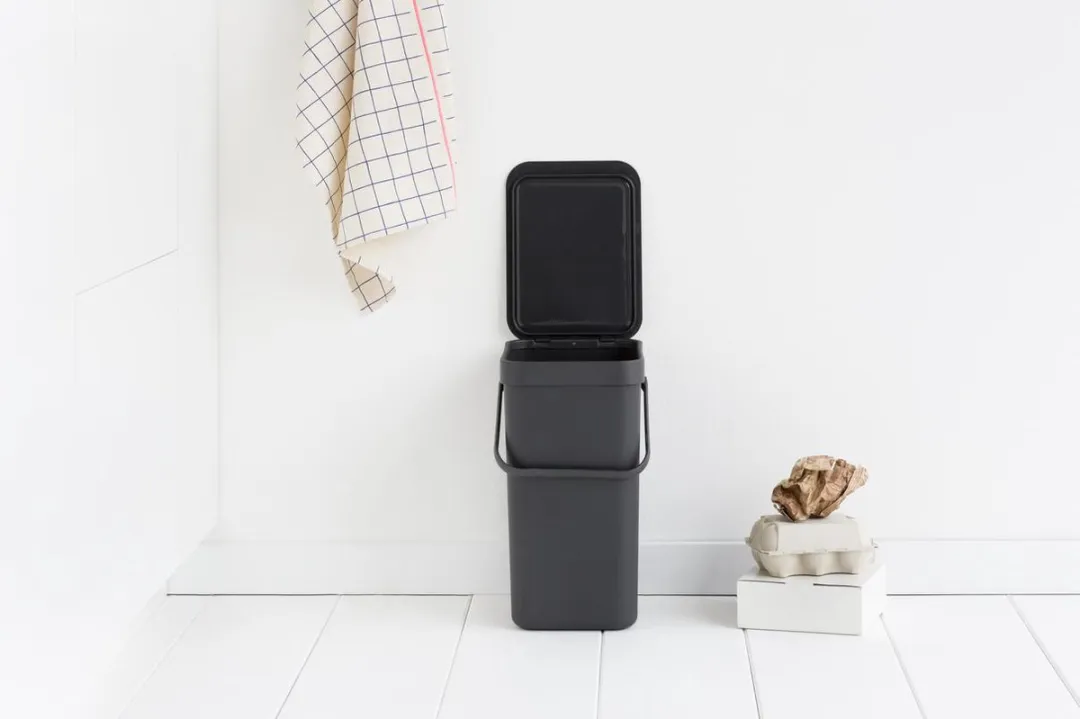 Brabantia Sort & Go Prullenbak 12L - Dark Grey