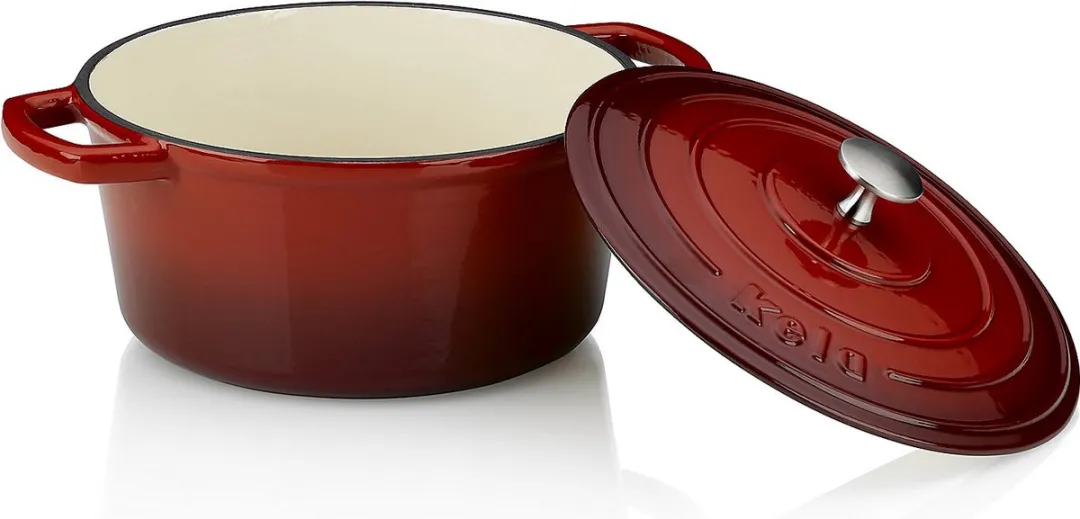 Kela Gietijzeren Braadpan 24cm - 4L - Rood