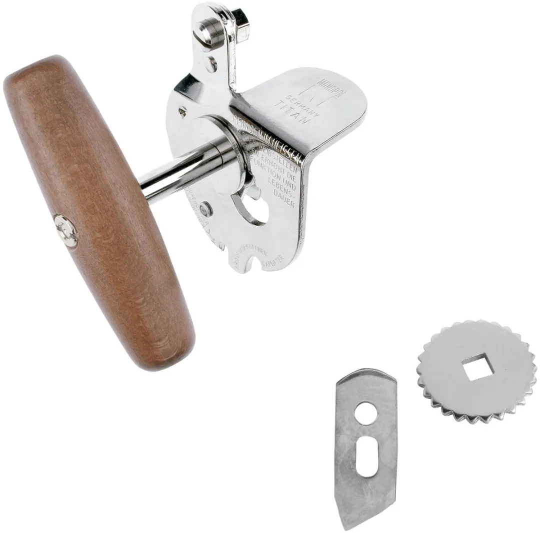 Westmark 3-delige Blikopener Set - Titanium Mes & Reserveonderdelen - Zilver