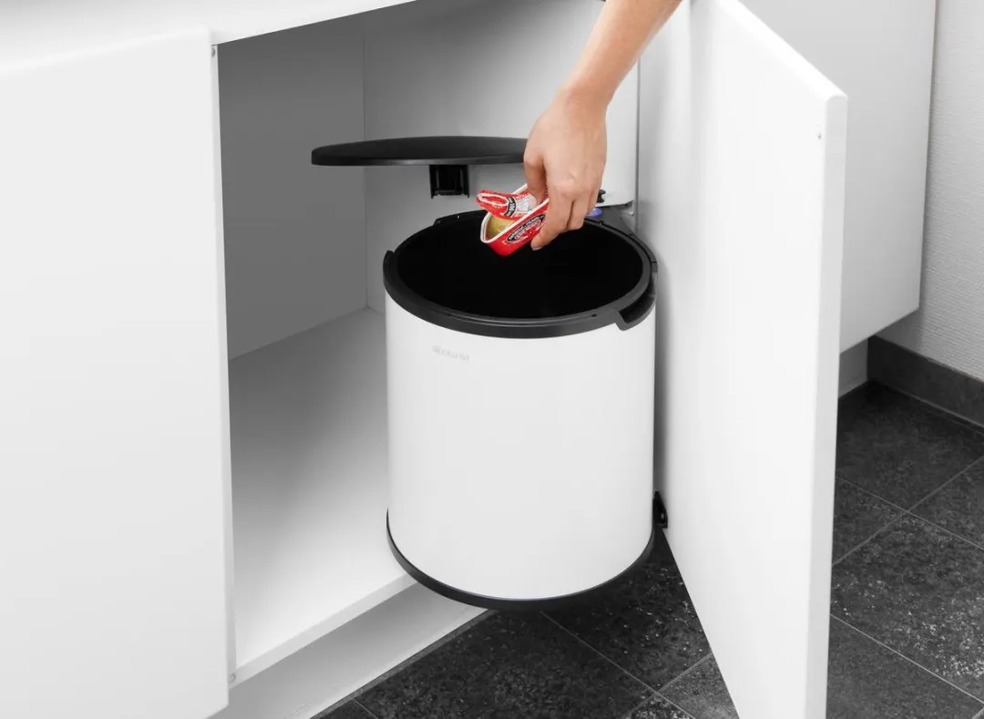 Brabantia Built-in-Bin Prullenbak 15L - Wit - afbeelding 6 van 6