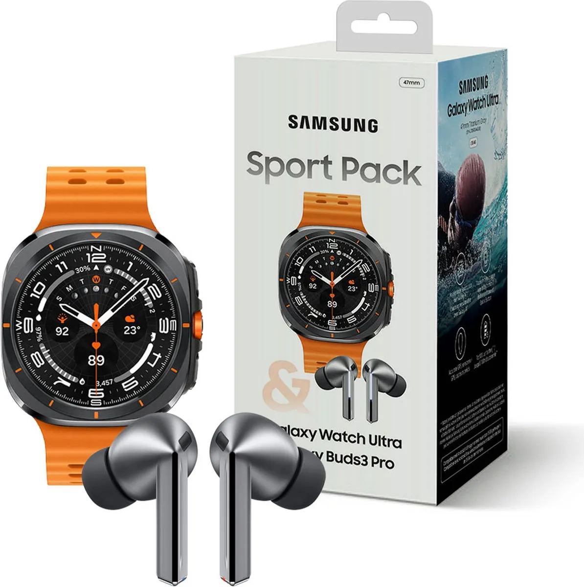 Samsung Sport Pack Galaxy Watch Ultra + Galaxy Buds 3 Pro