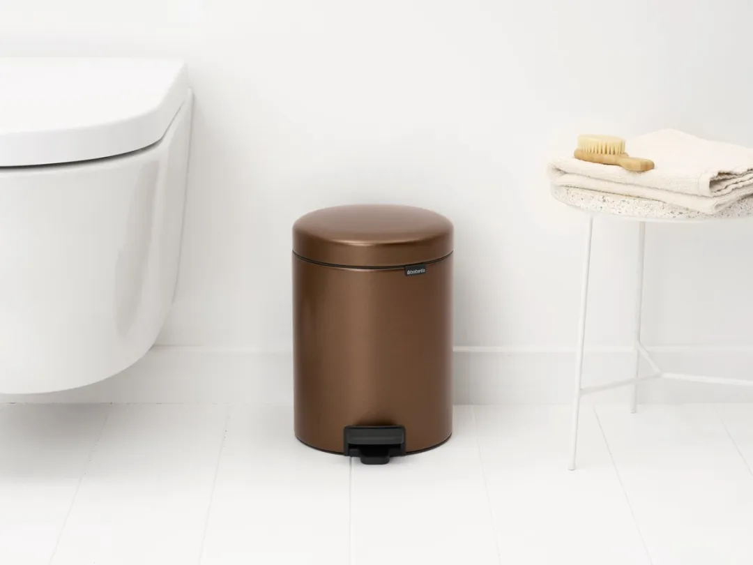 Brabantia NewIcon Prullenbak 5L - Warm Bronze