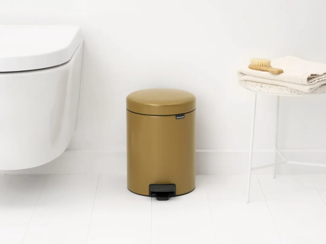 Brabantia NewIcon Prullenbak 5L - Warm Gold