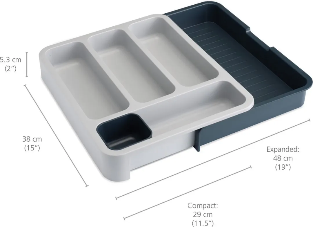 Joseph Joseph Besteklade Organizer 85042 - 6 Vakken - Antraciet