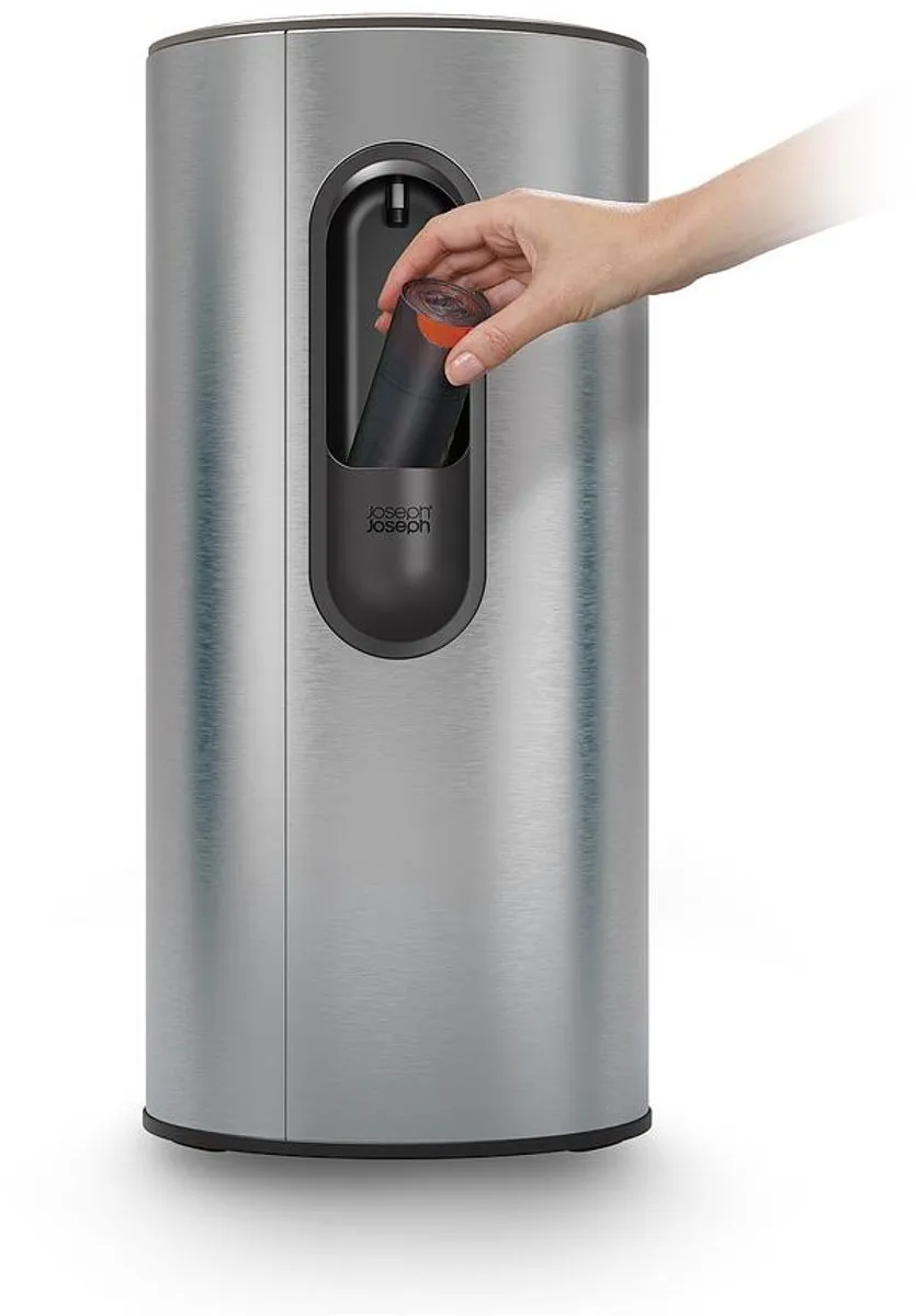 Joseph Joseph Arc 30 liter slanke pedaalemmer met binnenzak - RVS