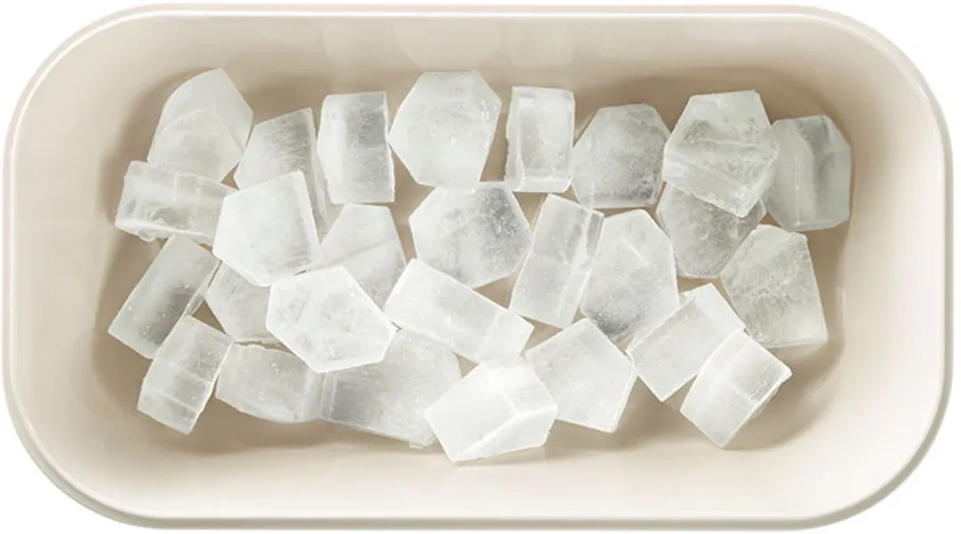 Lékué IJsblokjesvorm met bewaardoos - White