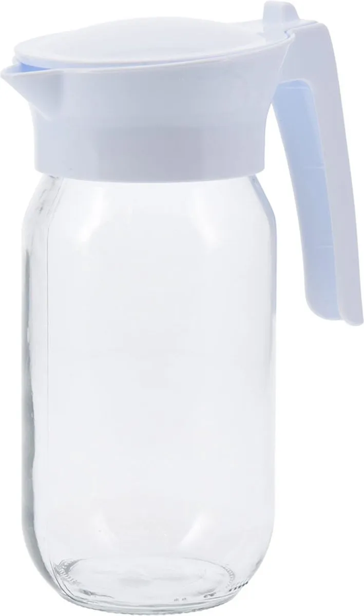 Excellent Houseware Glazen Schenkkan 1L