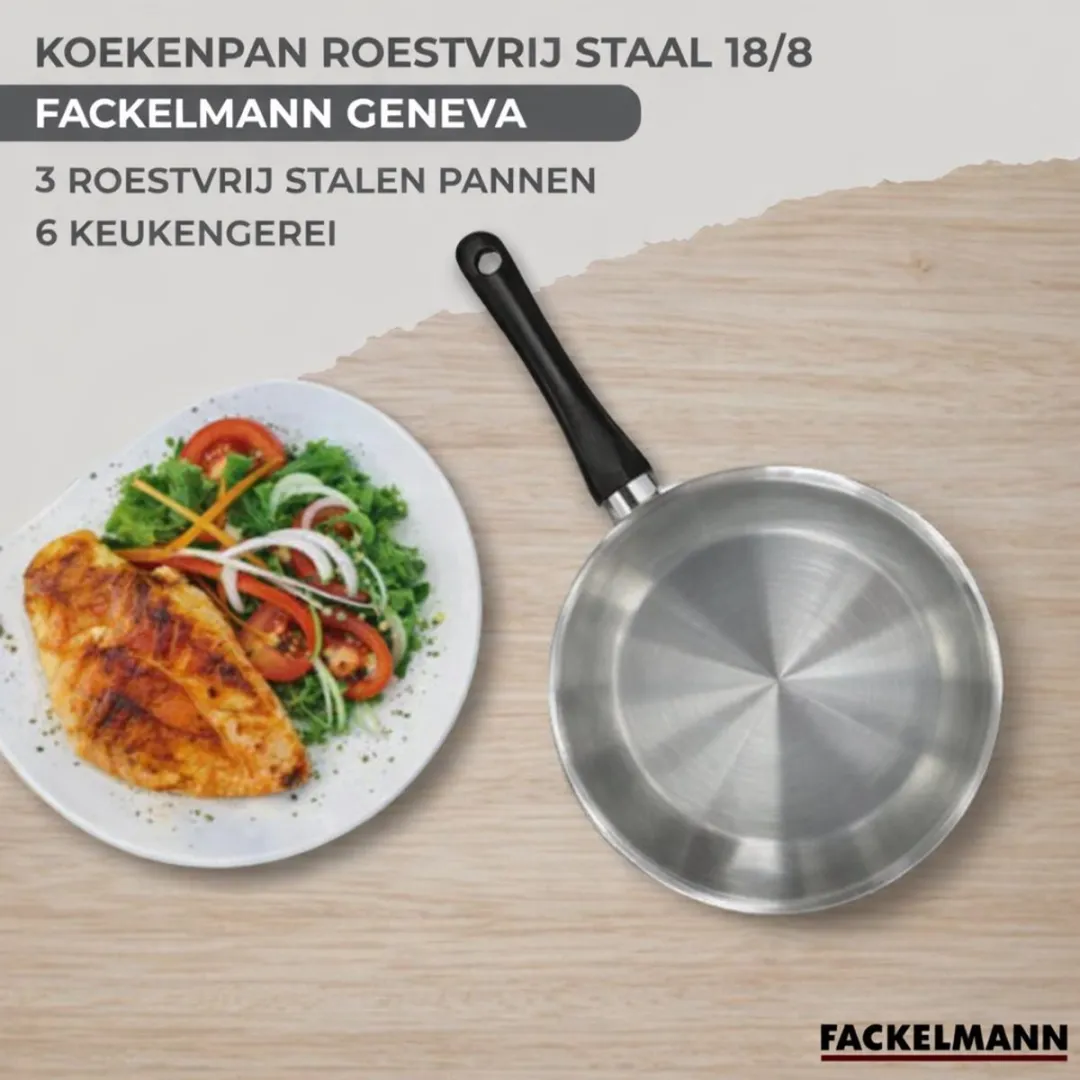 Fackelmann 9354350 Set Kookpannen 16/20/24cm