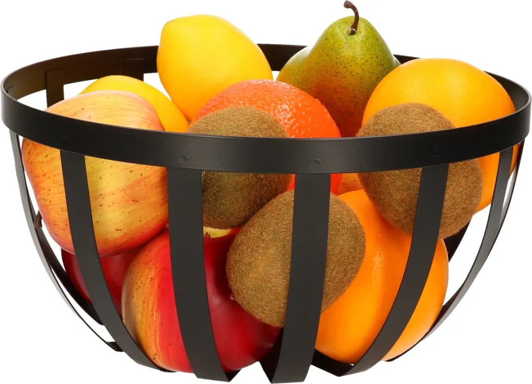 Excellent Houseware Fruitmand Zwart 25cm