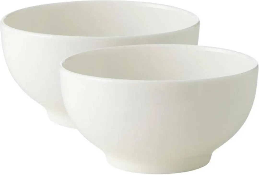 Villeroy & Boch For Me Kommen 2-delig - ø15cm - Wit