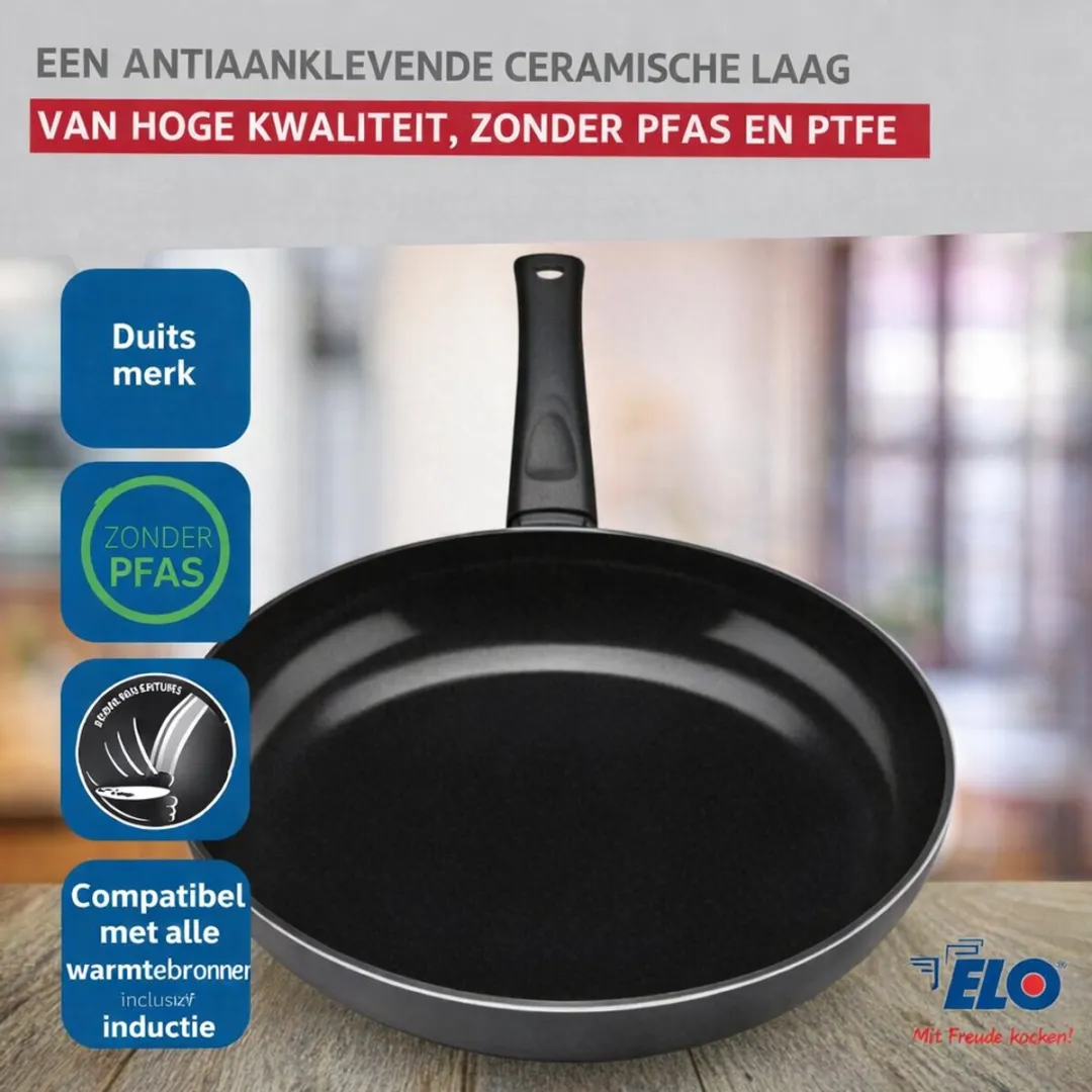 Fackelmann Elo 9752650 Keukengerei Set 8-delig - Inductie - Roestvrij staal